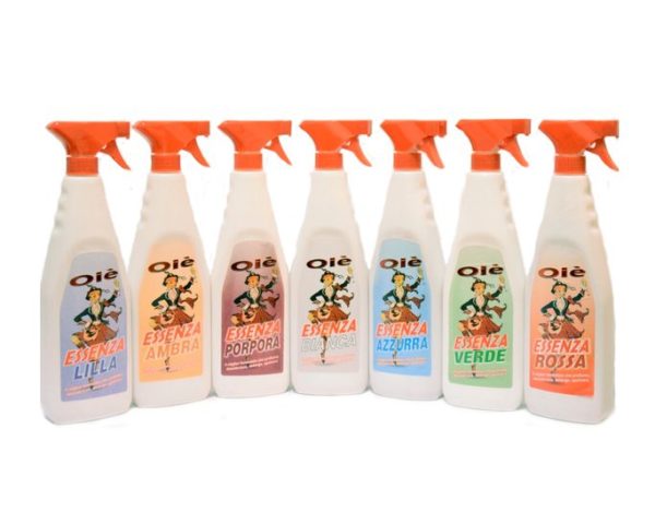 OLE’ OIE ESSENZA VARIE FRAGRANZE DETERGENTE DEODORANTE PER AMBIENTI FLACONE DA 750 ML.  A SCELTA TRA PORPORA-ROSSA-BIANCA-OCRA-AMBRA-AZZURRA-BLUE-GIALLA-LILLA-ROSA